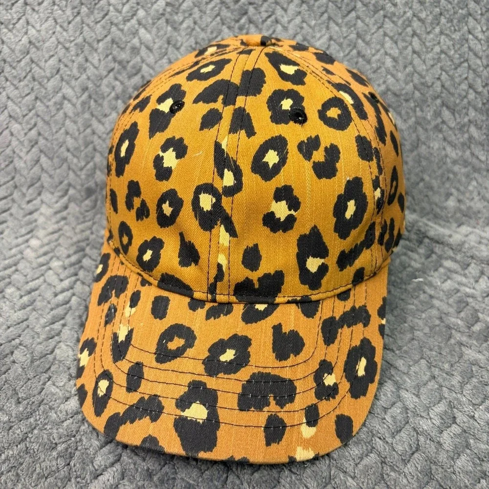 Leopard Print Baseball Cap Adjustable Animal Pattern Hat OSFM 1323